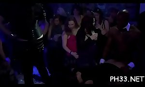 Dudes in club trickling anyone's pussy and fucking  any one in same time