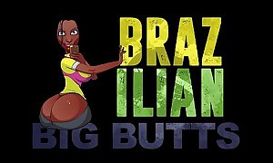 BrazilianBigButt xxx video BBW Girl in Yellow Panties Getting Fucked by a BBC