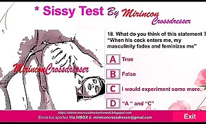  xxx Sissy Test xxx  by Mirincon Crossdresser