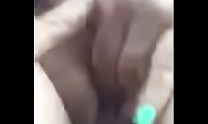 FINGERING HERSELF IN CAR - ALMOST CRASHES