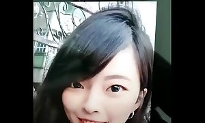 Cum tribute for pretty asian girl