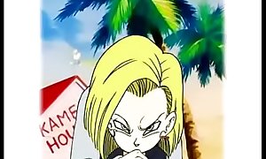 Dragon Ball Z - Android 18 sucking a penis porn  Android 18 chupando um pau porn  Android 18 chupando un pene