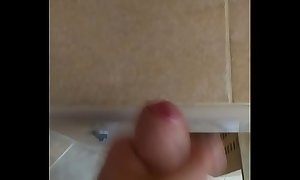 Masturbation in bathroom