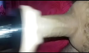 handjob with sextoy mouth