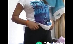 Cute Indian girl stripping