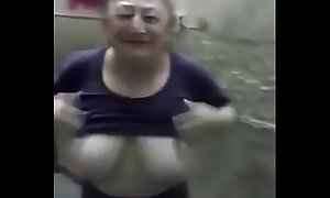 granny show big tits