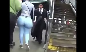 Black Girl With Bubble Butt in Brazilian Jeans