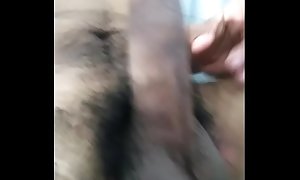 hairy cock slow motion jerking