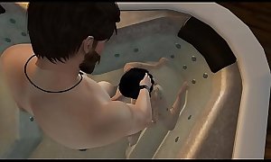Second Life - Jade Doet - Hot Tub Games -  Pornstar
