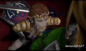 Zelda Sucking Link's Dick