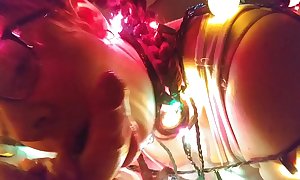 Latina Christmas Angel sucks my cock. Gets her pussy ate out too.