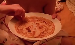 blowjob and Pancake cum