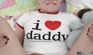 For father's day play time, this playgirl craves daddy's penis