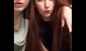 girls kissing from periscope