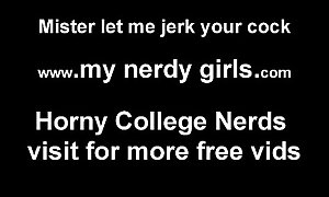 Nerdy girls need cock too JOI