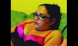TgMia in sexy lingerie smoking before sucking off neighbor
